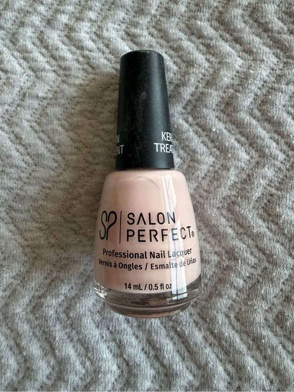 Salon Perfect Keratin Treatment Nail Polish 150 Ballerina Slippers Nude Pink